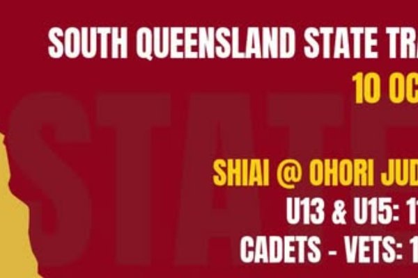 State Training - South Queensland Shiai
