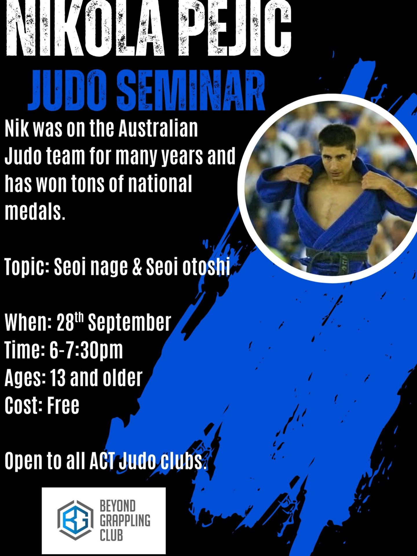 Nikola Pejic Judo Seminiar