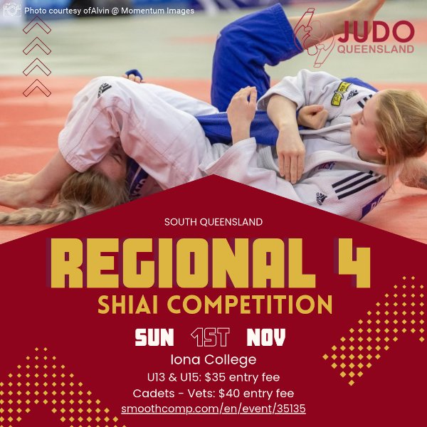 Judo Queensland 2026 South Queensland Regional 4