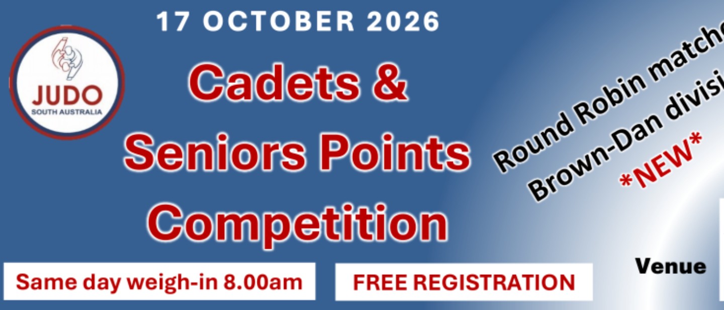 2026 JudoSA Cadets and Seniors Points Competition